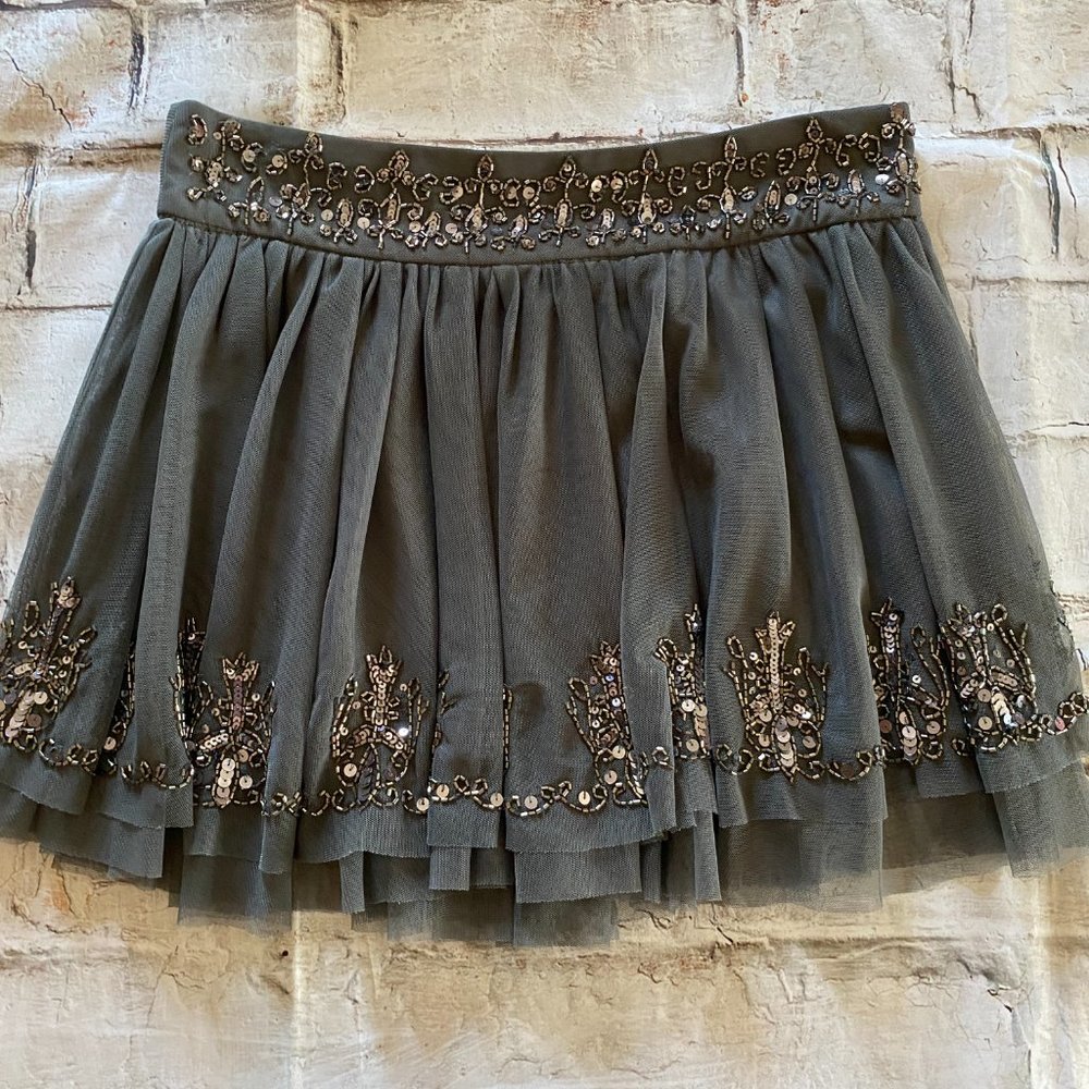 Suite Blanco Gray Skirt